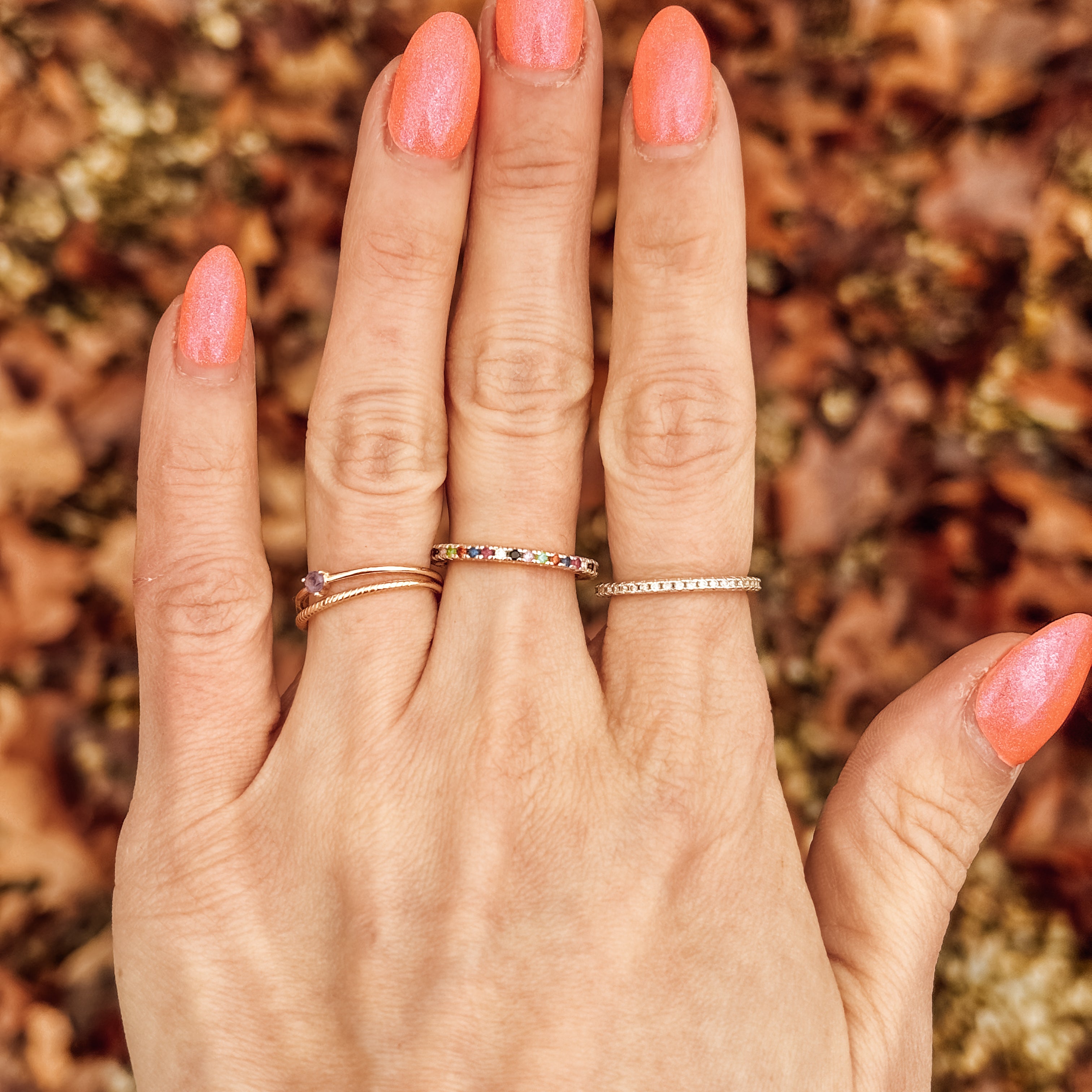 VANESSA LIANNE Single Diamond Signet Ring – LOVE X LUXURY